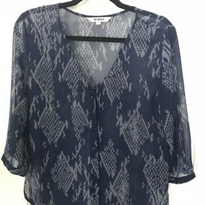 B.B. Dakota honeycomb blouse